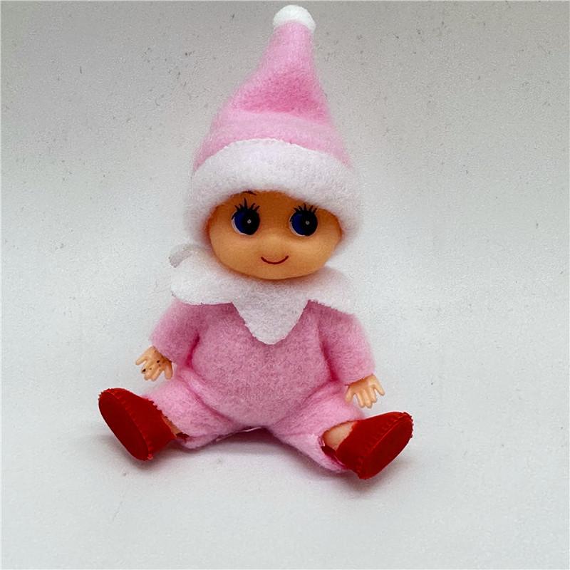 Christmas Mini Baby Elf Dolls Todder Elves Shining Kindness Craft Toddler Doll Toy Shelf Decoration Tiny Gift For Girls Kids