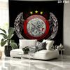 AFC Ajax Custom Name Wall Tapestry Aesthetic Wall Hanging Printed Fabric Blanket Decorative Tapestries for Bedroom Living Room Home Decor