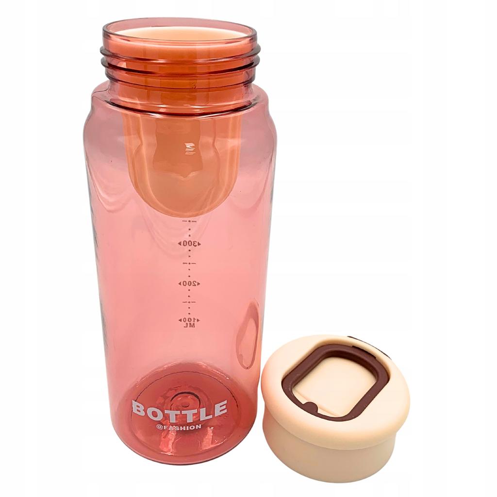Durable Sports Water Bottle With Graduated Filter 650 Ml