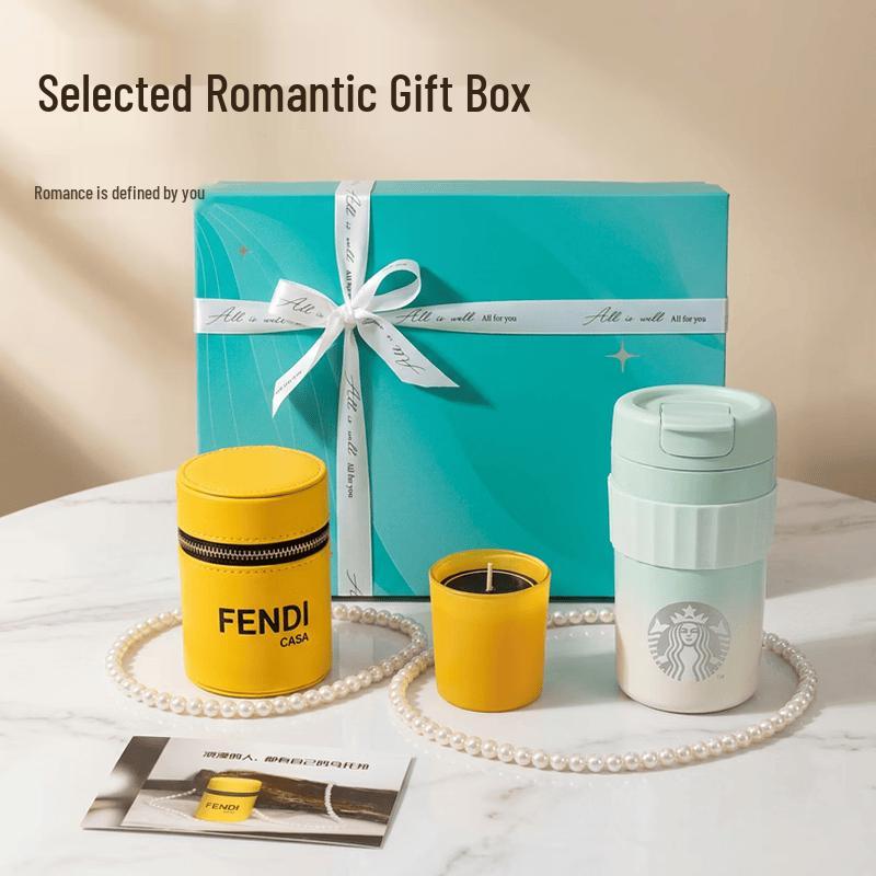 Starbucks Gradient Green Coffee Cup Gift Set
