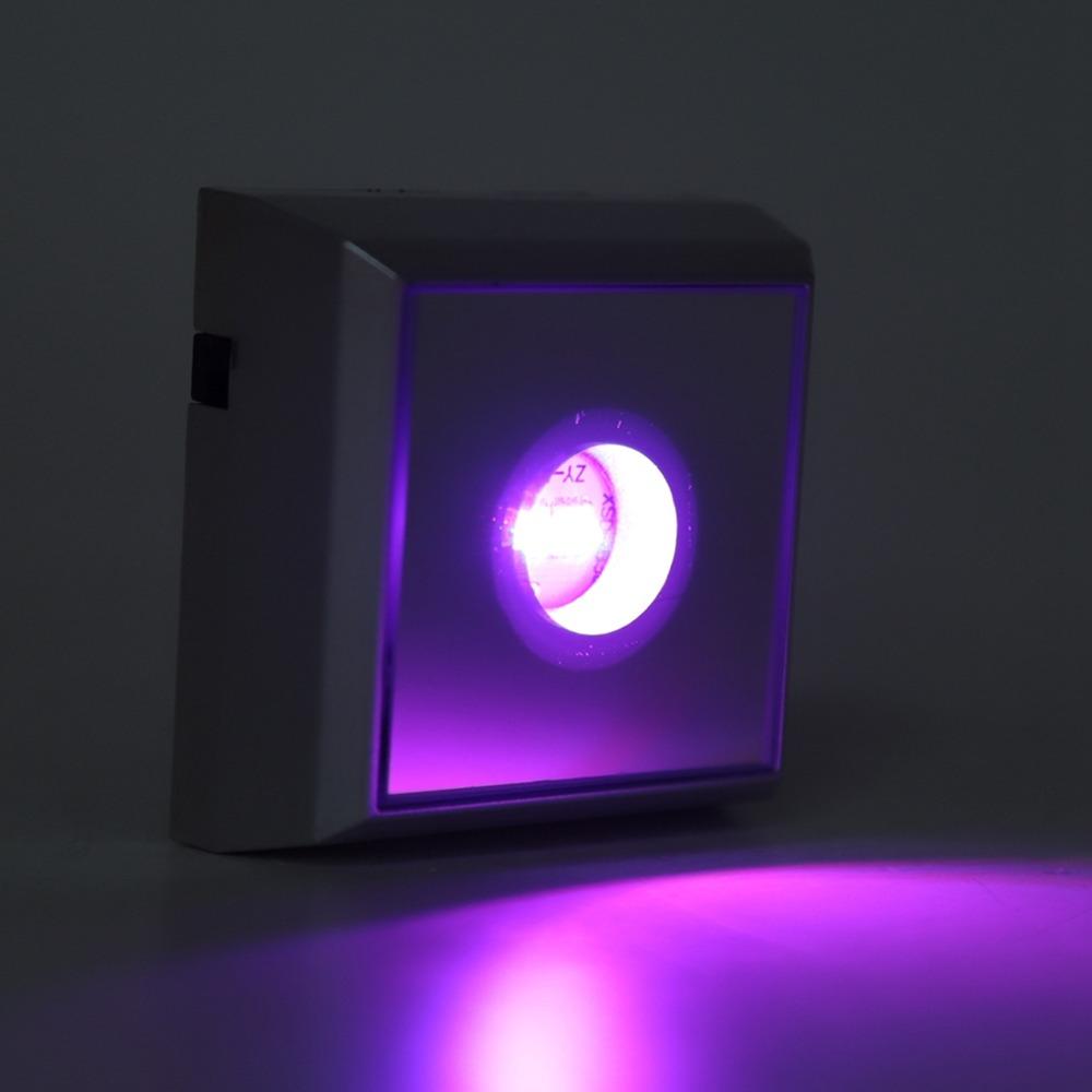 2er-Pack Quadratische Form LED-Lampenbasis Batteriebetrieben Display-Basis LED-Halter Ständer Glas Kunst