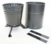 Onoe Manufacturing CAMBiII In Chimney Effect Secondary Combustion with Charcoal BBQ (ONOE) CB22-II [Made Japan, Combustion, Cover, Grill, Grill,
