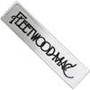 Fleetwood Mac Woven Text Logo Iron On Patch