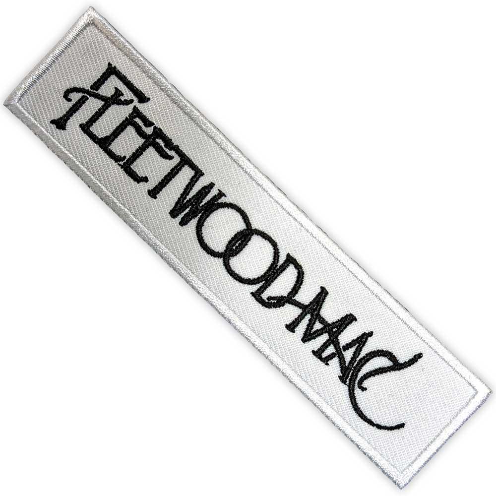 Fleetwood Mac Woven Text Logo Iron On Patch
