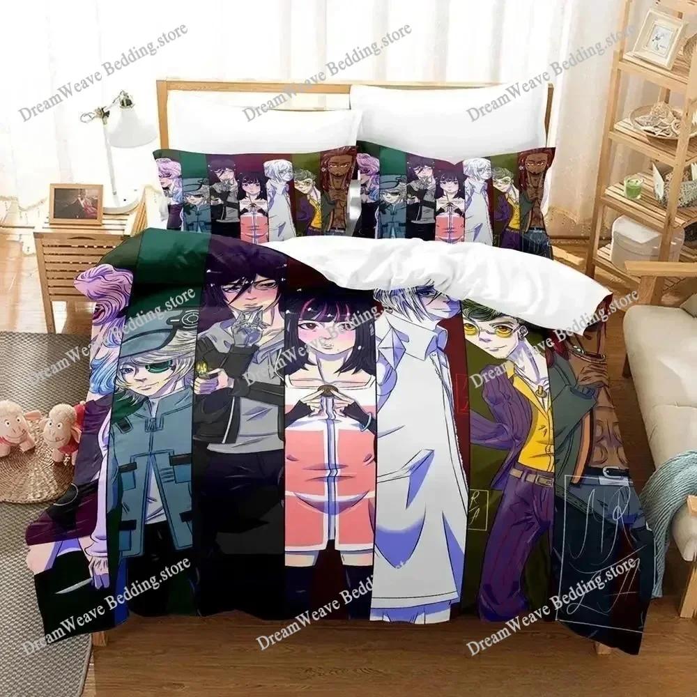 3D Printed Anime Akudama Drive Bedding Set Duvet Cover Bedroom Comforter Single Twin King _Size Quilt Cover Home Textiles