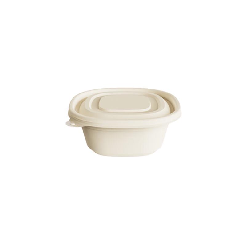 Jiwanggu Biodegradable Corn Starch Round Takeaway Boxes