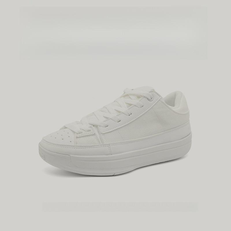 [Thick-soled legs] 2 Early autumn retro board shoes men's thick-soled low-top basketball sneakers