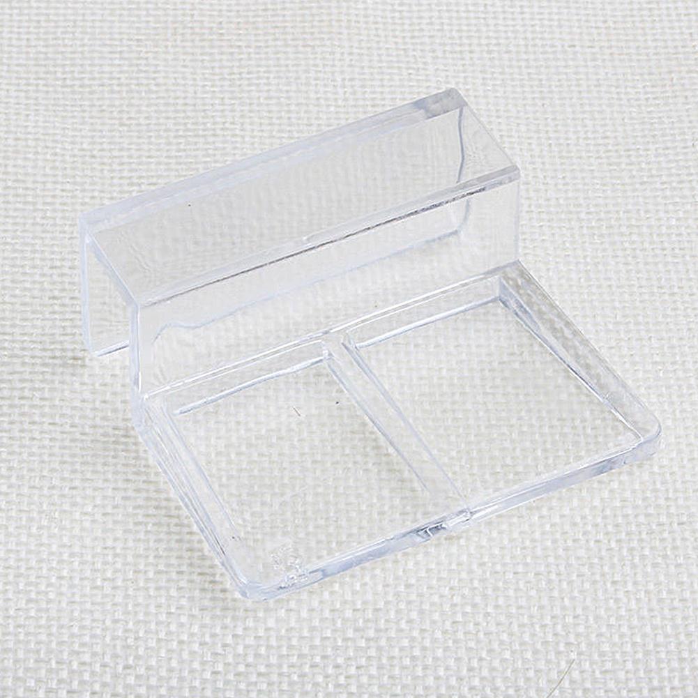 4pcs/set Clear Aquarium Fish Tank Plastic Clips Glass Cover Strong