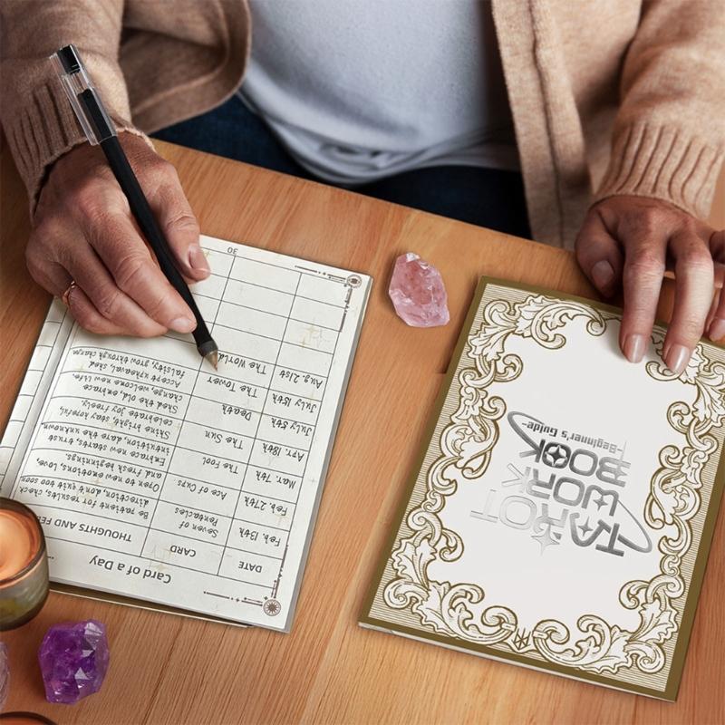 Mystical Journal For Divination Quickly Sketches Zones Light weight Spiritual Card Reading Journal
