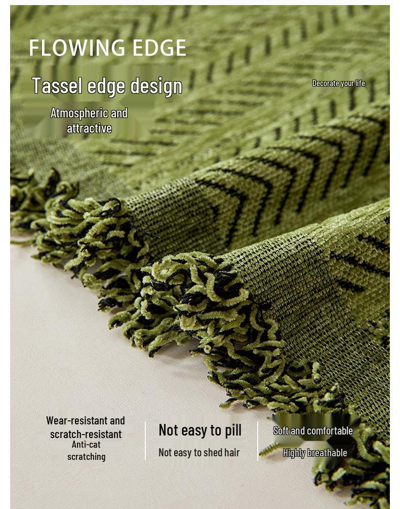 Modern Solid Color Sofa Cover: Universal, All-Season, Anti-Scratch Slipcover and Blanket