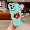LZ18 Lips Kiss Wave Silicone Phone Cases for Samsung A15 S23 FE S24 Ultra A34 A54 A14 A55 Motorola G32 OnePlus Soft Cover