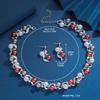 Necklace  Earrings  Bracelet  Two-piece Set  Fashionable and Versatile Clavicle Pearl Jewelry for Women