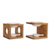 Creative Bamboo Aromatherapy Furnace Home Decor Romantic Essential Oil Burner Candle Holder Bedroom Oil Lamp Aroma Burner