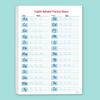 9x9 Multiplication & Division Dictation Paper for Primary School Math Practice