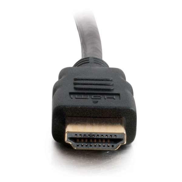 Câble HDMI C2G 12ft - Noir - HDMI Type A (Standard) - 4096 x 2160 pixels - Compatibilité 3D