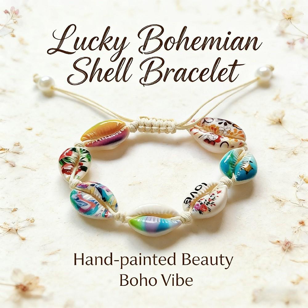 DIY Natural Bracelet Accessories Colorful Rope Colorful Shell Bracelet Adjustable Length Women's Summer Fashion Beach