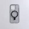 Apple 16 Pro Max Case: Transparent, Non-Slip, Corrugated Shell with Integrated Stand for iPhone 16 Series, Skin-Feel Finish