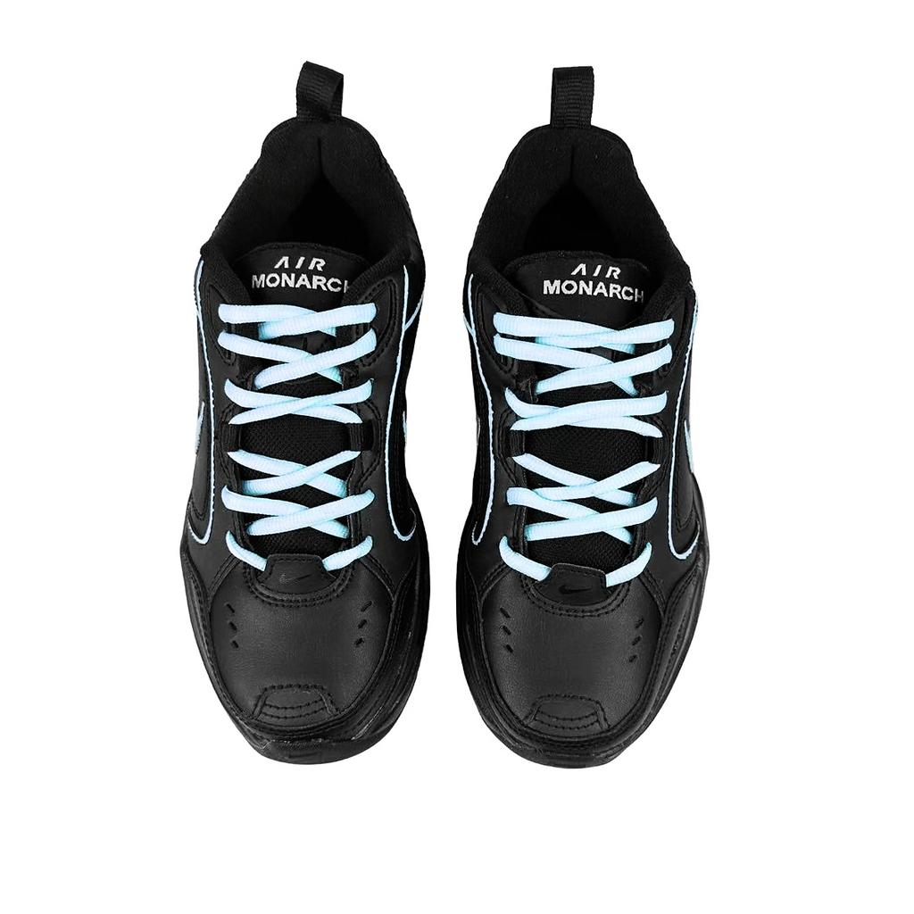 Nike Air Monarch 4 Slip Resistant Slip Resistant Low Top Chunky Sneakers Unisex Black 415445-001(Team40-)