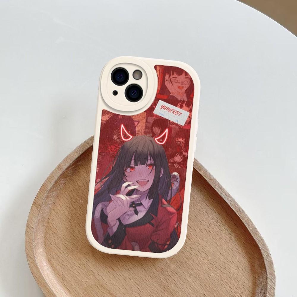 Japanese Anime Kakegurui Jabami Yumeko Phone Case Hard Leather For iPhone 16 13 12 Mini 11 14 Pro Max Xs X Xr 7 8 Plus Fundas
