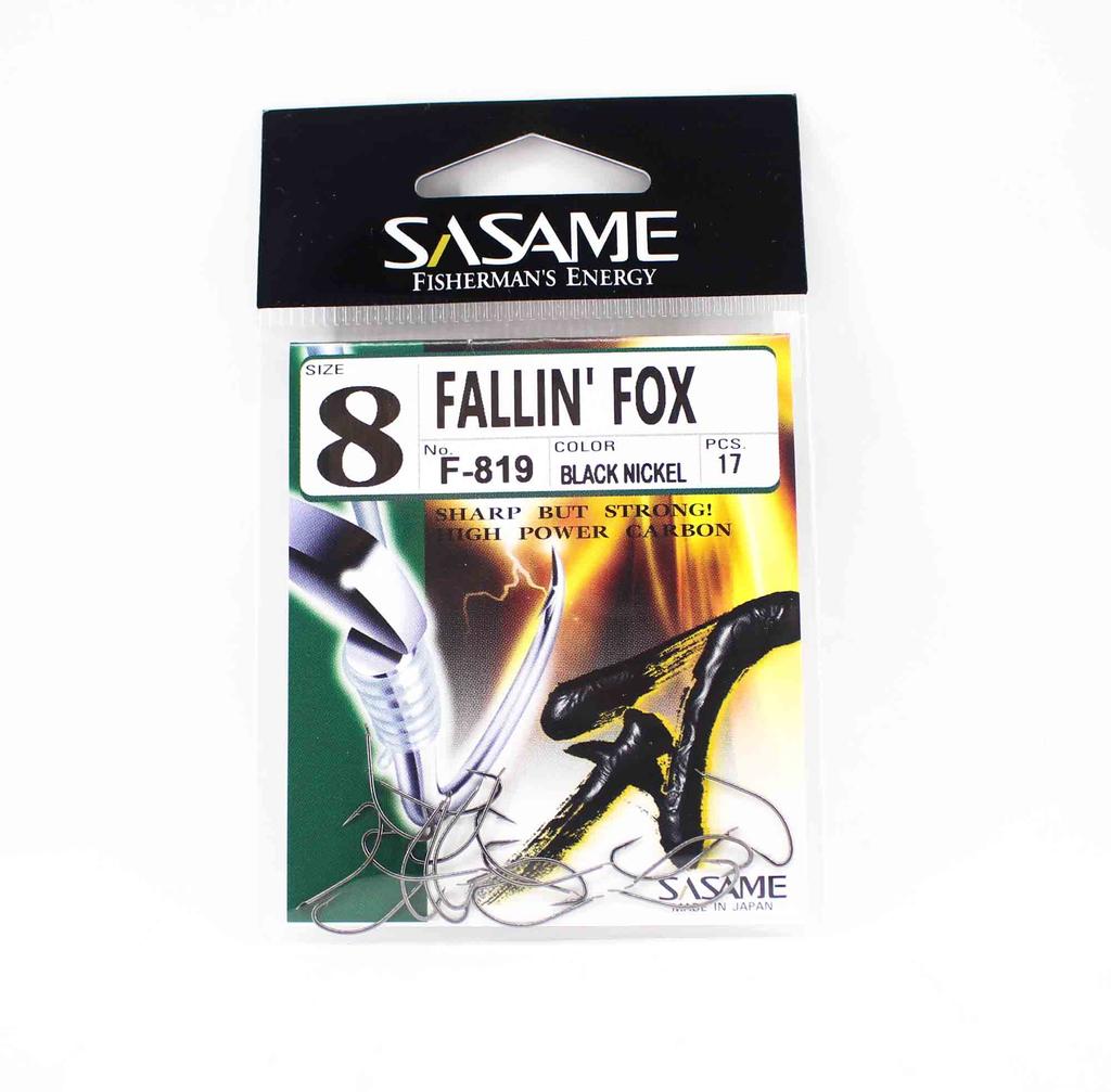 Sasame F-819 Falling Fox Köderhaken Größe 8 (5865)