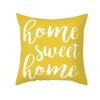 Yellow Geometric Simple Pattern Decorative Pillowcase Cushion Pillowcase Bedding Decoration