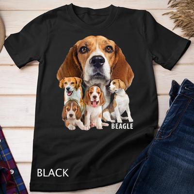 I Love My Beagle Maglietta Cane a Tema Divertente Amante del Beagle T-shirt Unisex