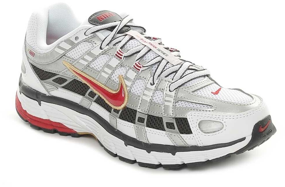 Кроссовки Nike P-6000 Women (BV1021-101) белый/металлическая платина/темный уголь/великолепный красный