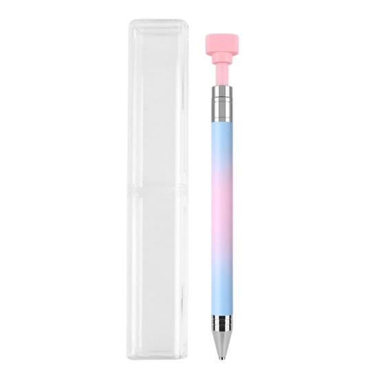 Rhinestone Picker Refillable Wax Pen DIY Nail Art Rhinestone Painting Decoration Dotting Wax Pen Rotatable Long Handle Rhinestone Pick-up Tools