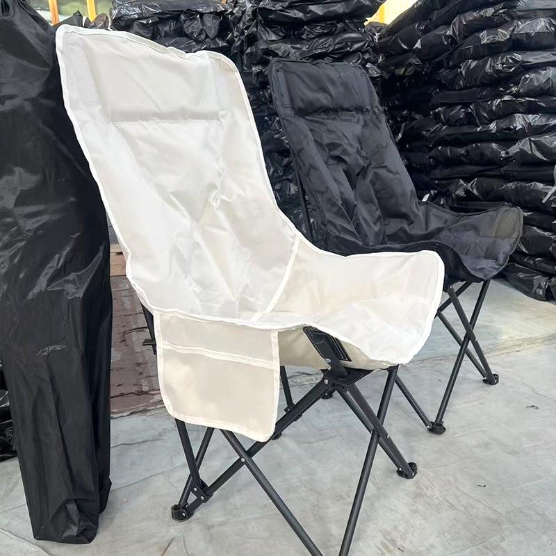 

Портативный складной стул для улицы со спинкой и хлопковой подушкой