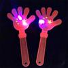 Large LED Red Flag Hand Clapper Toy - Five-Star Light-Up Clapping Paddle with National Flag Design