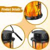 Dancing Flame Solar Lantern Landscape Lamp Outdoor Light Romantic Yard Portable LED Garden