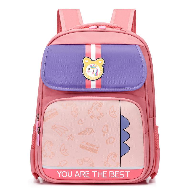 Stylish And Spacious Kids Backpack For Elementary Students In Grades 5 To 6 With Cartoon Patterns And Comfortable Design