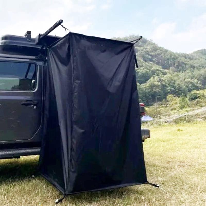 Multiple Purpose Outdoor Shower Tent Quick Assembly Feature Upgrades for Bathroom Changing Room And Toilet Use Vehicle Side