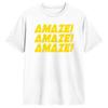 2026 Amaze Bold Typography T Shirt For Unisex Pure Cotton Hipster Crew Neck Short Sleeve Oversized Casual Daily Tops