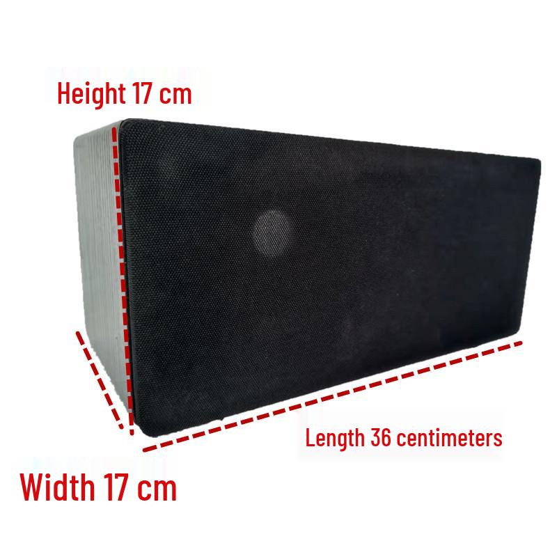 Dual 4-Inch Speaker Enclosure: Wooden Subwoofer Box for DIY and Modification