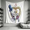 diddl Wall Tapestry Aesthetic Wall Hanging Printed Fabric Blanket Decorative Tapestries for Bedroom Living Room Home Decor