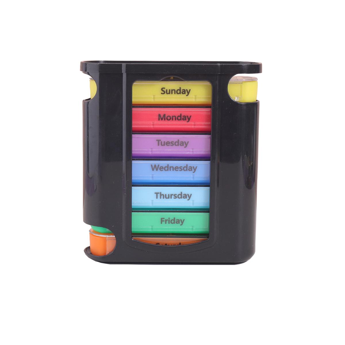 

7 Days Pill Medicine Box Weekly Monthly Tablet Holder Storage Organizer Container Case Pill Box Splitters Pharmacy Pill Case