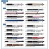 Mitsubishi Pencil uni Ölbasierte Kugelschreibermine ultra-niedrige Reibung Jetstream-Tinte 0,7 mm Schwarz Set 10 SXR-80-07