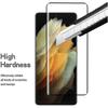 4x Verre Trempé pour Samsung S22 Ultra Protection Intégrale Transparente avec Bord Noir