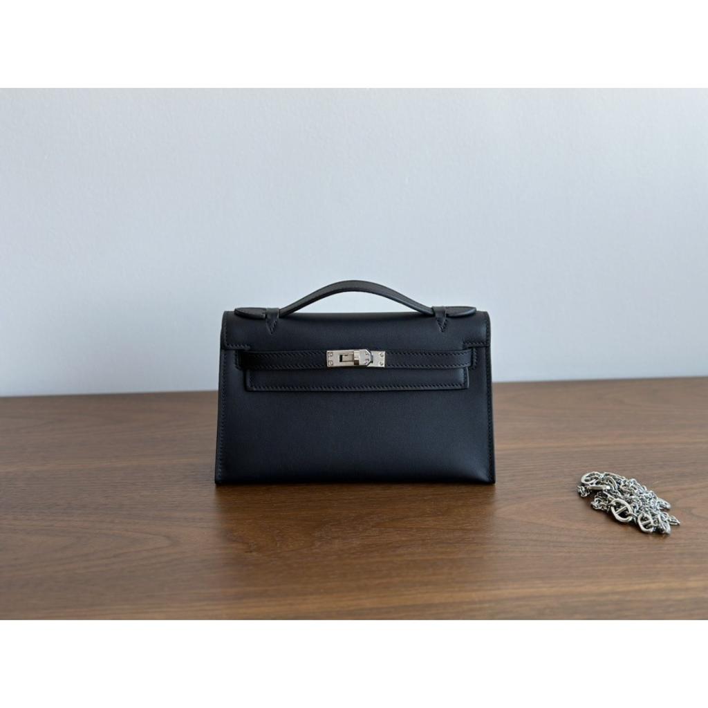 Borsa Kelli generazione Kazilan pelle swift catena naso di maiale borsa da donna in pelle bovina monospalla borsa a tracolla