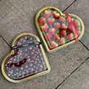 Boîtes à Fruits en Forme de Cœur 3 Pièces Avec Couvercle Contenants de Stockage pour Sucre Boîte Créative à Bijoux Bonbons Snacks pour Cadeau de la Saint-Valentin Décoration de Fête