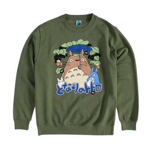 My Neighbour Totoro Unisex Adult Inspired Leafy Scene Sweatshirt