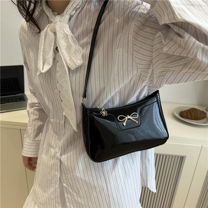 Bow Underarm Bag Fashion Underarm Shoulder Bag Small Bag Underarm Bag