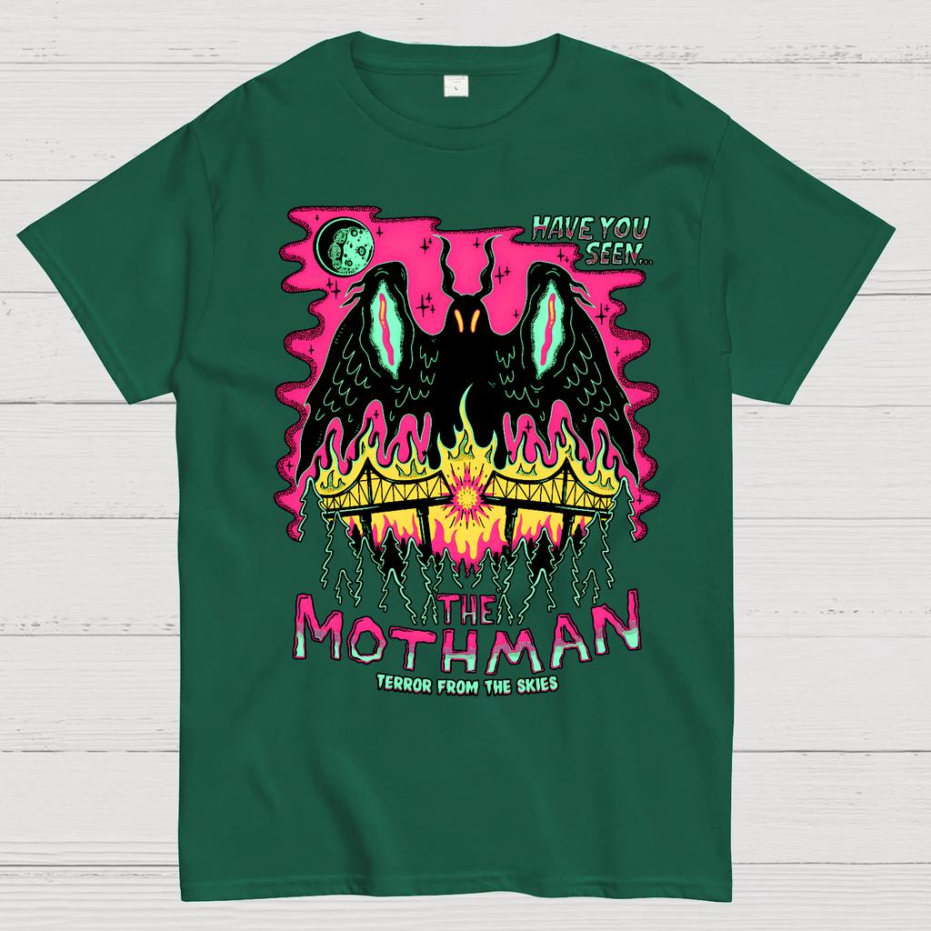 Have You Seen The Mothman Terror From The Skies Cotton Summer Casual Cool Loose T-Shirt