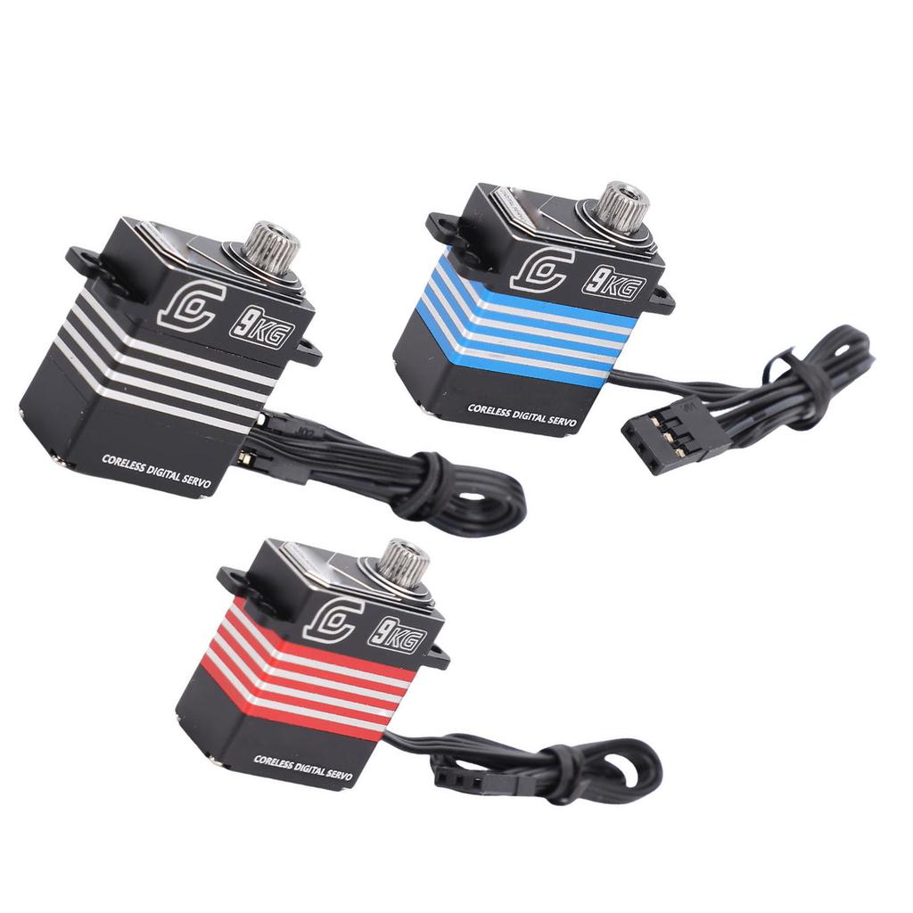 9KG RC Digital Micro Servo with Arm IP66 Water Proof Metal Servo Replacement for SCX10 III 1/18 Craw