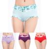 Women Sexy Underwear Modal Panties Floral Underpant Elegant Boyshort Briefs For Comfort
