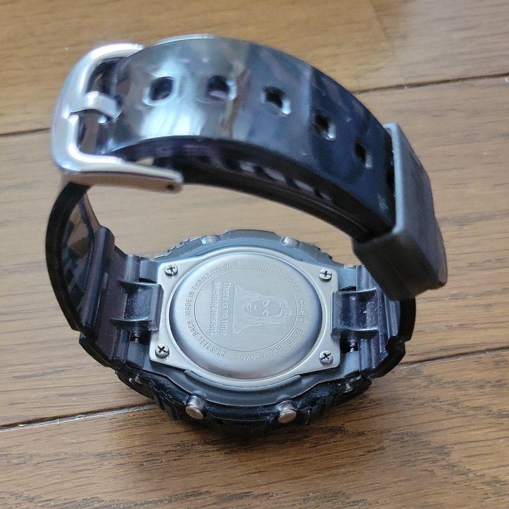 Used CASIO Baby-G X-girl collaboration model black digital watch