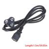 India Standard Power Cord, Type D Adapter Plug To Iec320 C13 Kettle Power Supply Cables,Isi Power Cable,110~250Vac 10~15A 1.5M