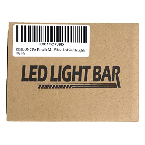 2 x 4" 48W lumini de lucru portabile cu bază magnetică pătrată lumini de lucru cu LED, tip unghi larg, proiector, LED, 6000K, 12V/24V, universal