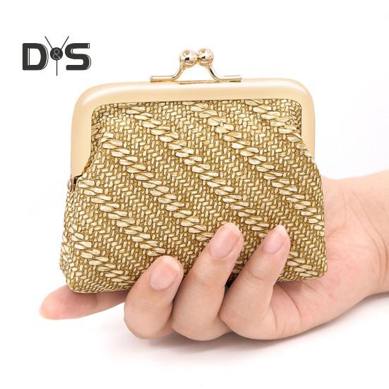 Mini Tragbare Münzbörse Kunstleder Kiss Lock Wechselgeldbeutel Mehrzweck Schlüssel Kopfhörer Schmuck Lippenstift Kosmetik Zubehör Aufbewahrungstasche mit